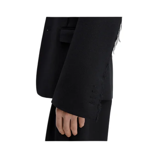 Single-Breasted Virgin Wool Blazer