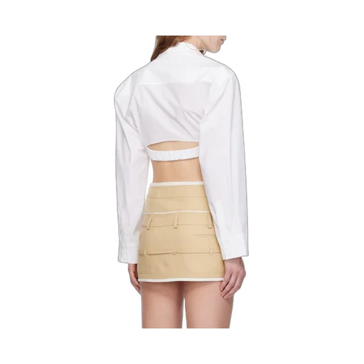Twisted Cropped Shirt