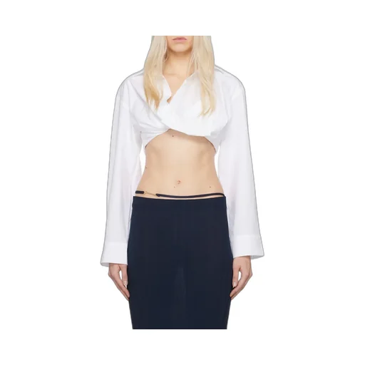 Twisted Cropped Shirt