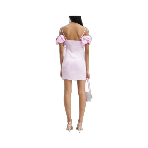 Puffed Sleeve Mini Dress