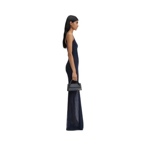 Belted Long Knit Dress