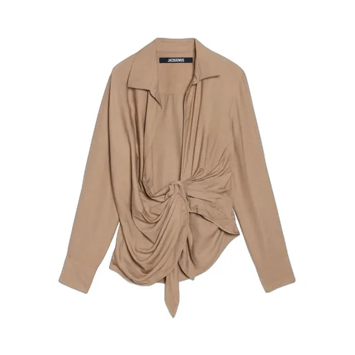 La Chemise Bahia Tied-Sash Shirt