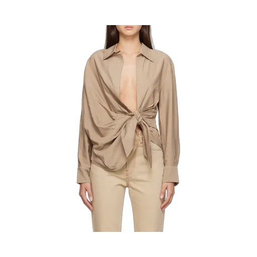 La Chemise Bahia Tied-Sash Shirt
