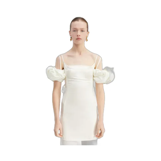 La Mini Robe Chouchou Detachable Sleeves Dress