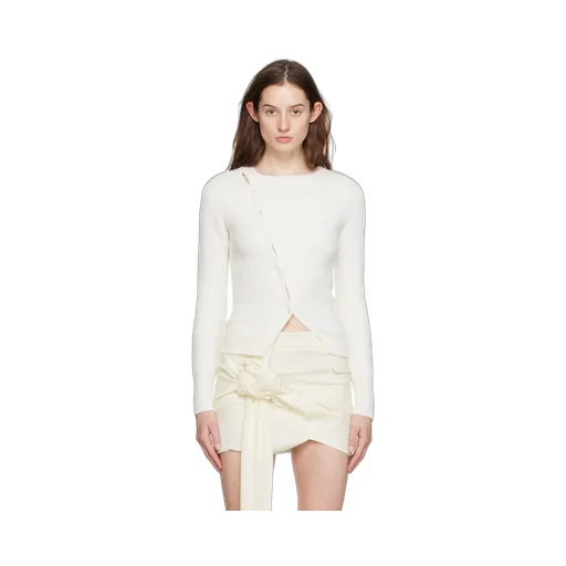 Long-Sleeved Knitted Sweater