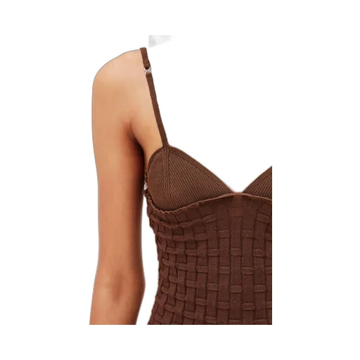 La Robe Maille Tecido Dress