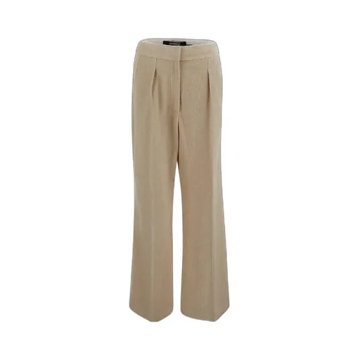 Wide-Leg Flared Trousers