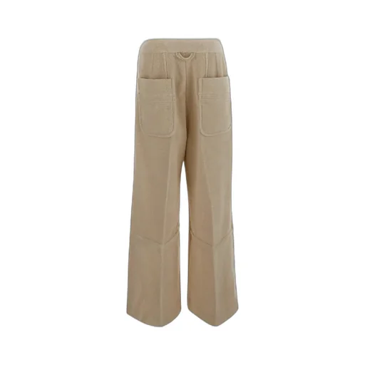 Wide-Leg Flared Trousers