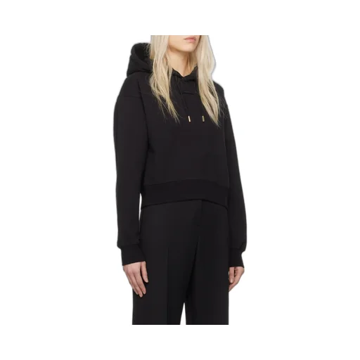 Logo Patch Drawstring Hoodie