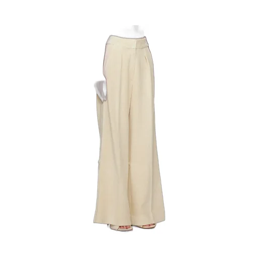 Wide-Leg Flared Trousers