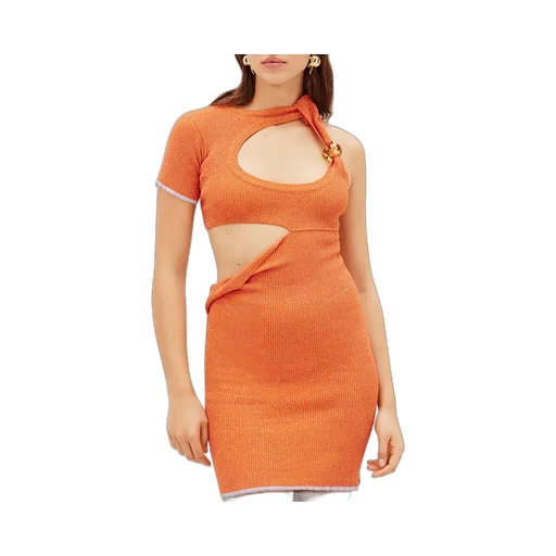 La Robe Brilho Lurex-Knit Minidress