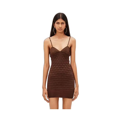 La Robe Maille Tecido Dress
