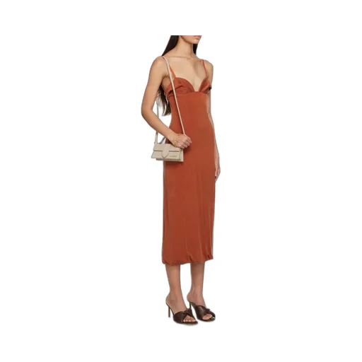 Praia Bustier-Neck Midi Dress