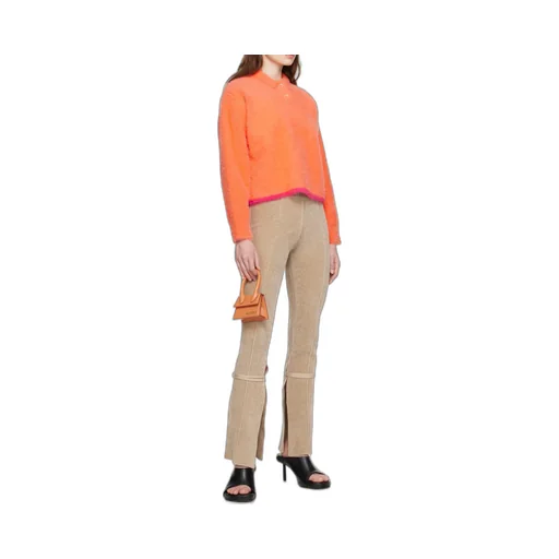 Long-Sleeved Polo Sweater