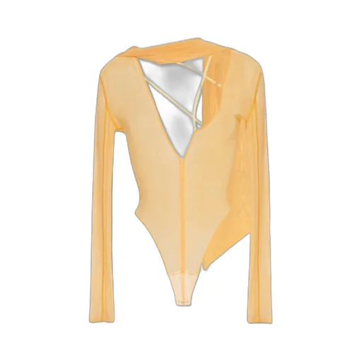 Le Body Abanaba Asymmetric Strappy Bodysuit