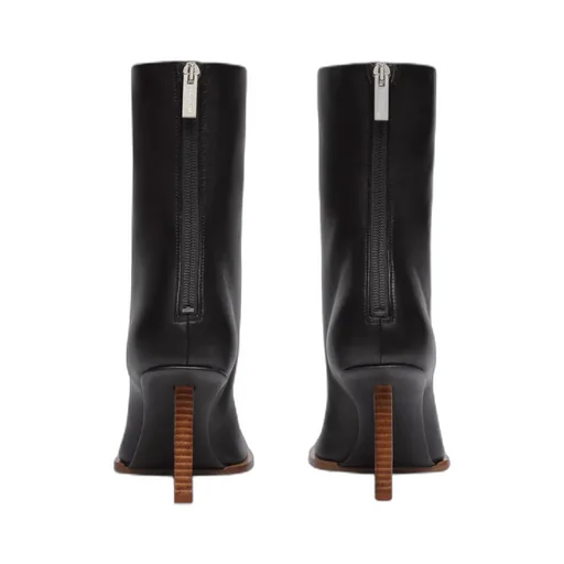 Round Square Ankle Boots