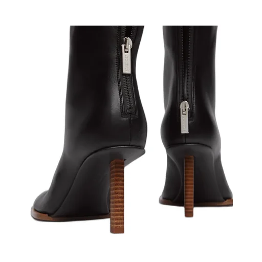 Round Square Ankle Boots