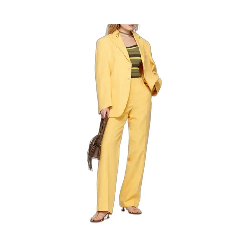 Stitched Pleated Trousers