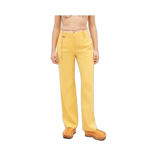 Stitched Pleated Trousers