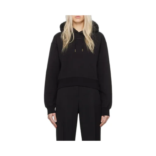 Logo Patch Drawstring Hoodie
