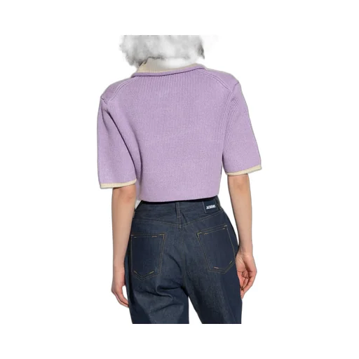 Le Polo Ribbed Knit Top