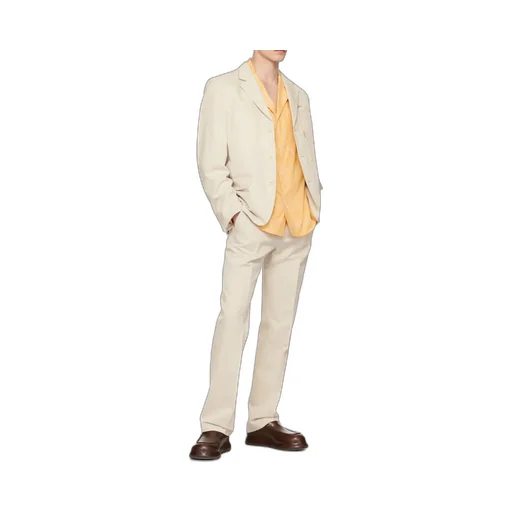 Le Pantalon Feijoa Mid-Rise Straight-Leg Trousers