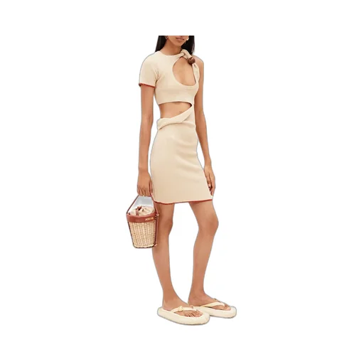 La Robe Brilho Lurex-Knit Minidress