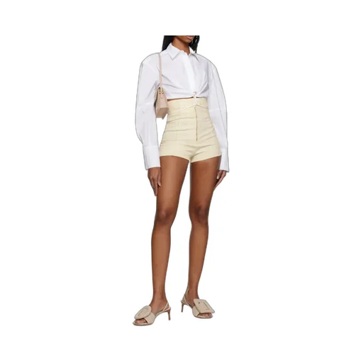 Long-Sleeve Crop Shirt