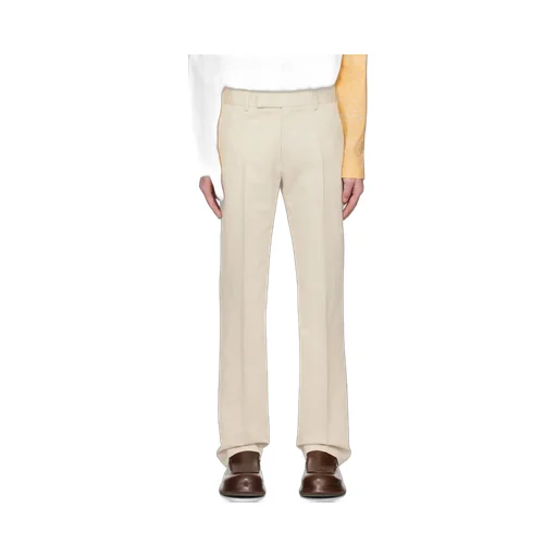 Le Pantalon Feijoa Mid-Rise Straight-Leg Trousers