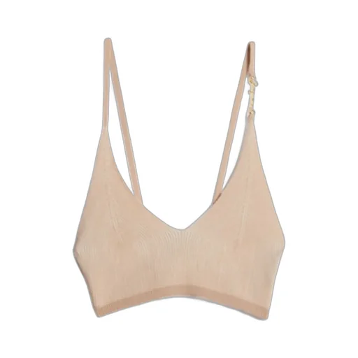 Pralu Logo-Plaque Cropped Top