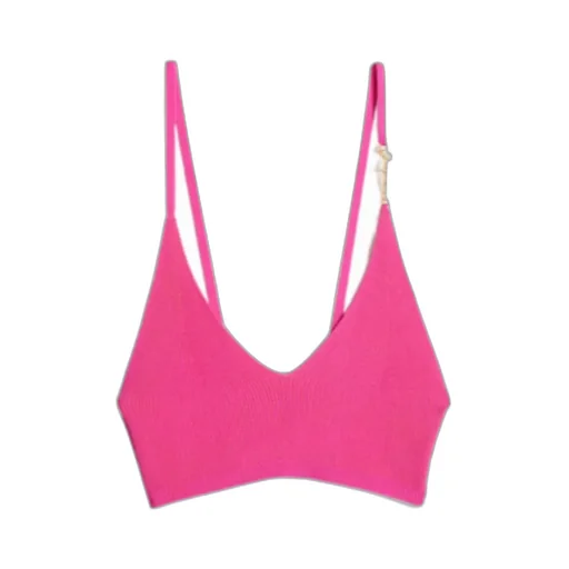 Pralu Logo-Plaque Cropped Top
