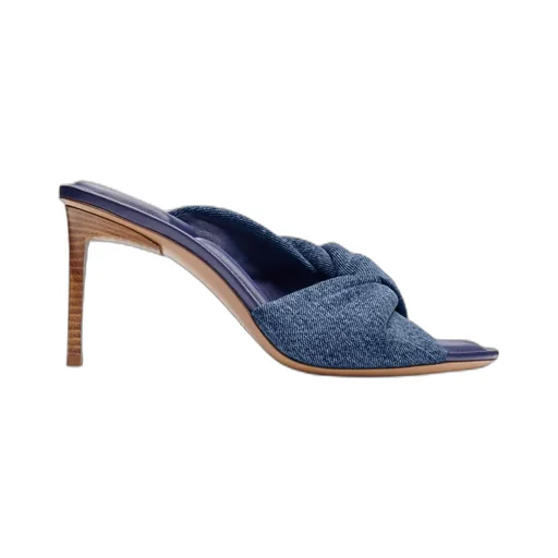 Twist Open Toe Mules