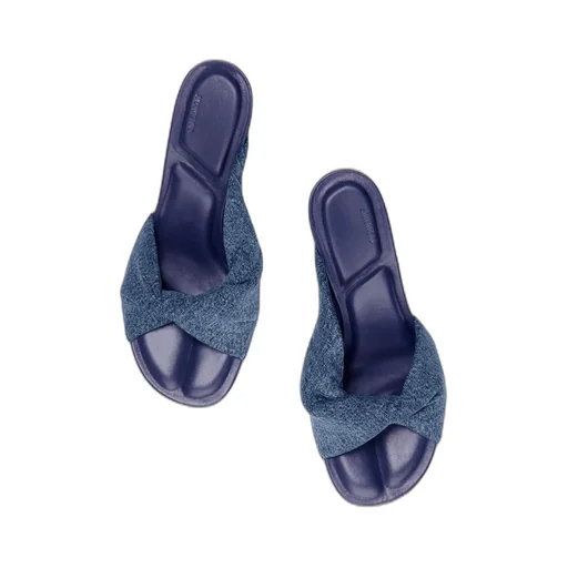 Twist Open Toe Mules