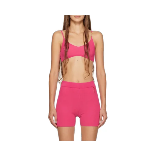 Pralu Logo-Plaque Cropped Top
