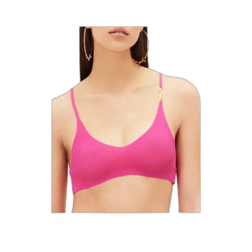 Pralu Logo-Plaque Cropped Top