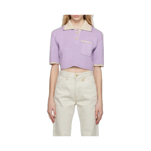 Le Polo Ribbed Knit Top