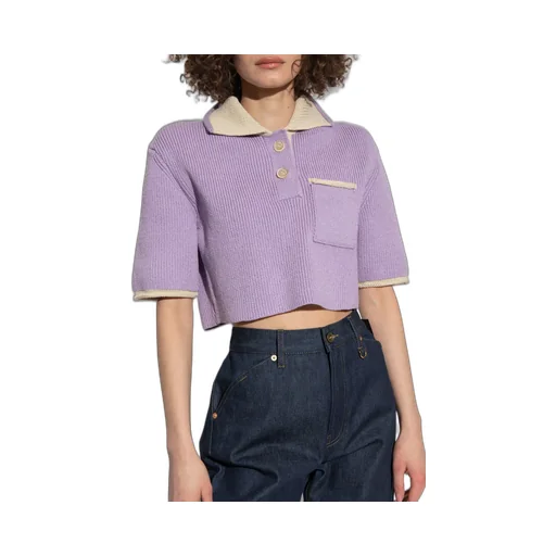 Le Polo Ribbed Knit Top