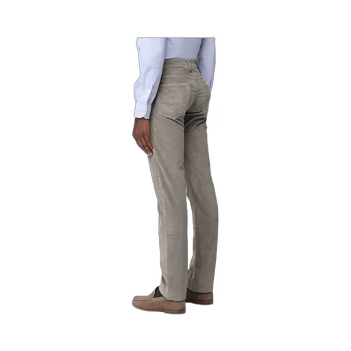 Logo Patch Low-Rise Corduroy Trousers