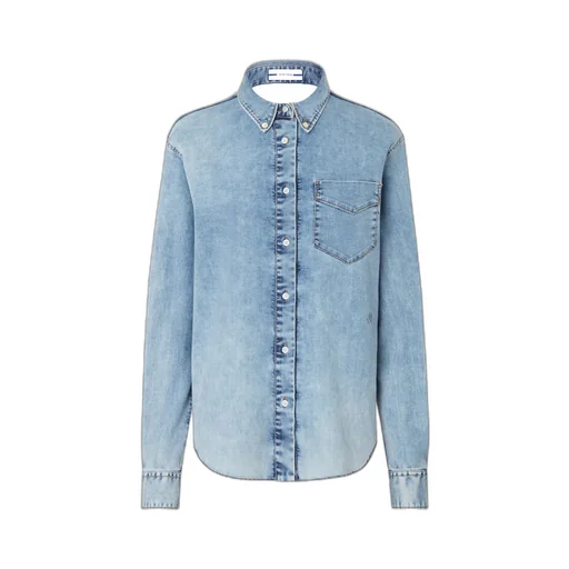 Logo Embroidered Twisted Shirt