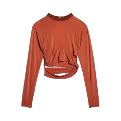 Knotted Cut-Out Cropped Top