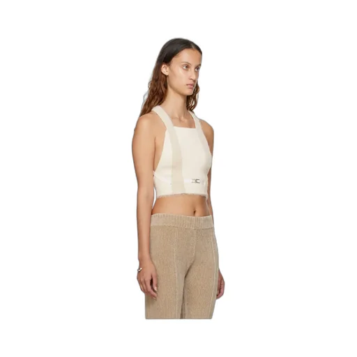 Cropped Knitted Tank Top