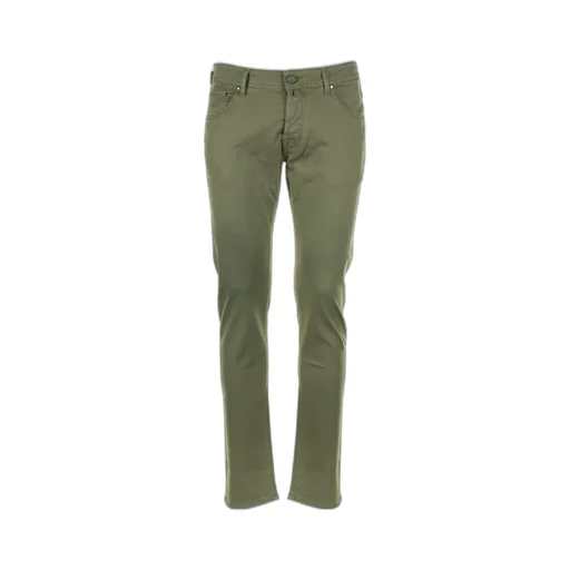 Logo-Patch Straight-Leg Trousers