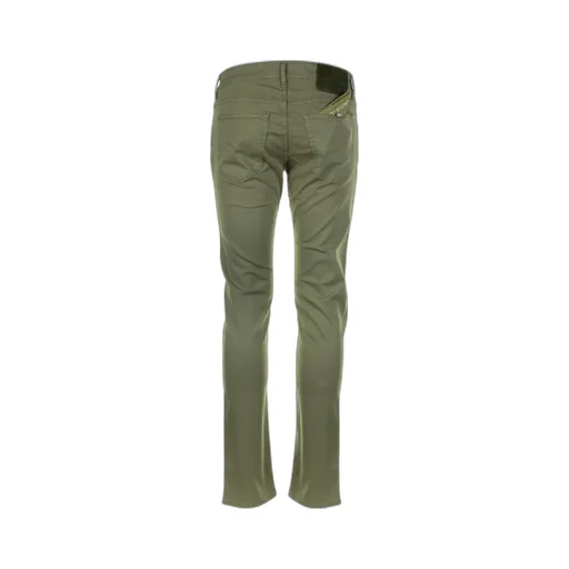 Logo-Patch Straight-Leg Trousers