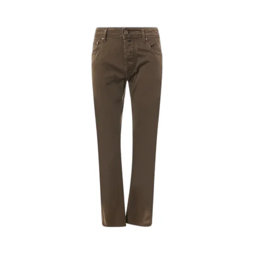 Logo-Patch Straight-Leg Jeans