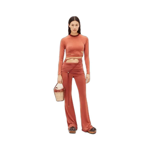 Knotted Cut-Out Cropped Top
