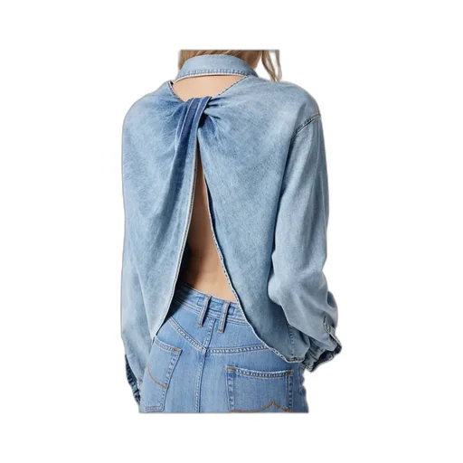 Logo Embroidered Twisted Shirt