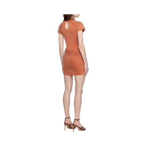 La Robe Espelho Cut-Out Draped Minidress