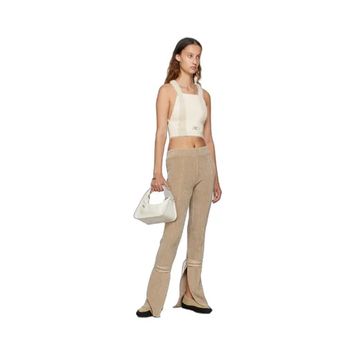 Cropped Knitted Tank Top