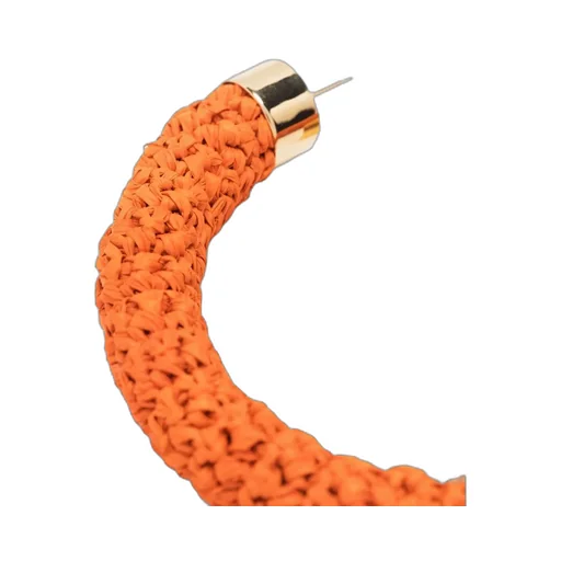 Les CrÉOles Raphia Hoop Earrings