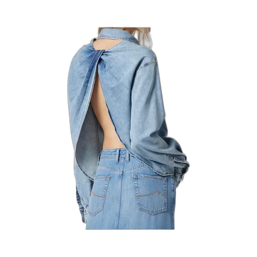 Logo Embroidered Twisted Shirt
